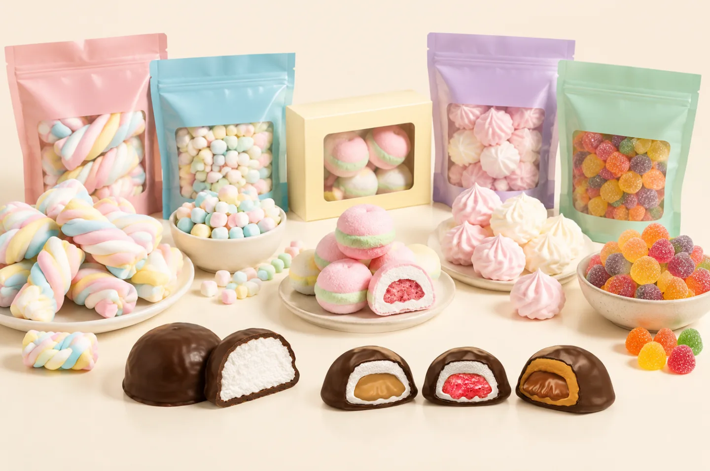 Confectionery products and their packaging